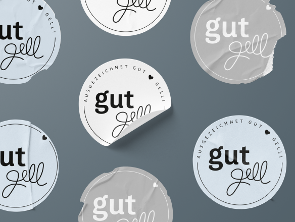 Aufkleber gut gell